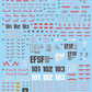 YAN Decal MG 1/100 RGM-79 Jegan Waterslide Decals