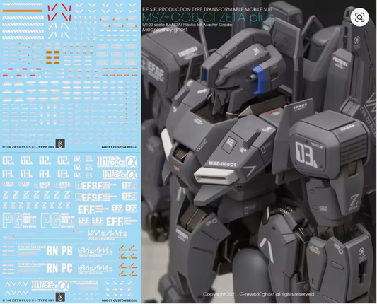 YAN Decal MG 1/100 Zeta Gundam C1