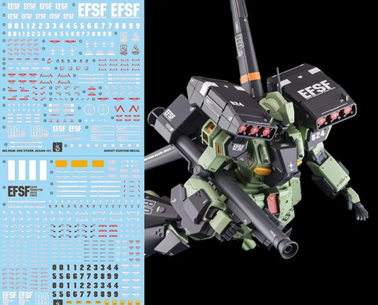 YAN Decal 1/100 RGM-89S Stark Jegan Fluorescent Waterslide Decals