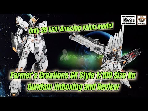 Farmer Worker 1/100 Nu Gundam [Ver. Fortune Meow] – Gundamaker